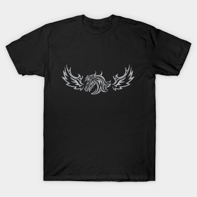 Horse Tribal T-Shirt by martinussumbaji